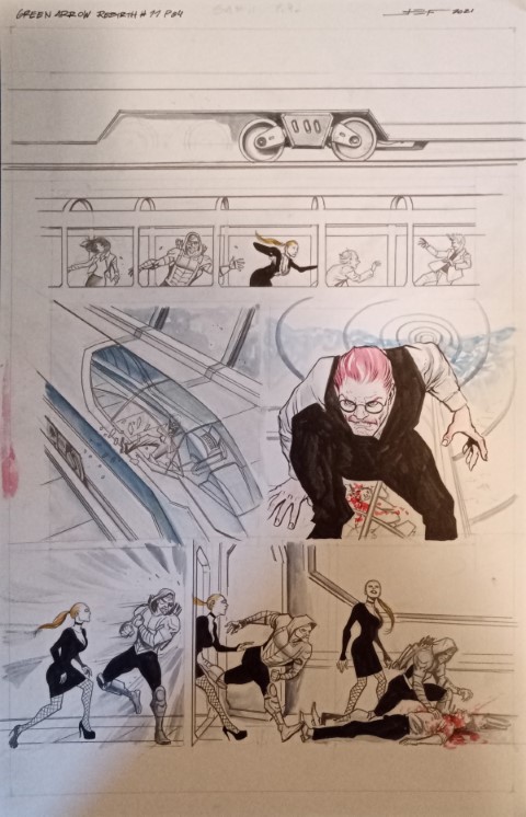 Green Arrow 11 pg 4 by Juan Ferreyra